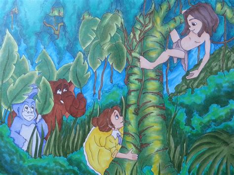 Tarzan Jane Terk And Tantor Walt Disney S Tarzan Fan Art 34814919