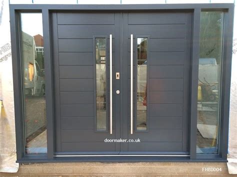 The doors are painted in benjamin moore. Contemporary Front Doors Oak Iroko And Other Woods Bespoke ...