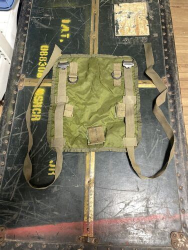 Us Vietnam Era Sleeping Bag Poncho Carrier M1967 Nylon Green Trim Ebay