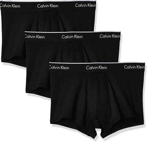 Amazon Com Calvin Klein Men S Microfiber Stretch Pack Low Rise Trunks Clothing Shoes Jewelry