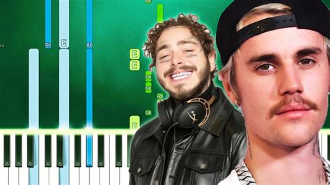 Justin Bieber Forever Feat Post Malone And Clever Piano Tutorial