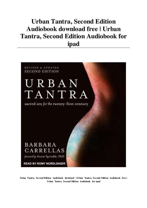 urban tantra second edition audiobook download free urban tantra…