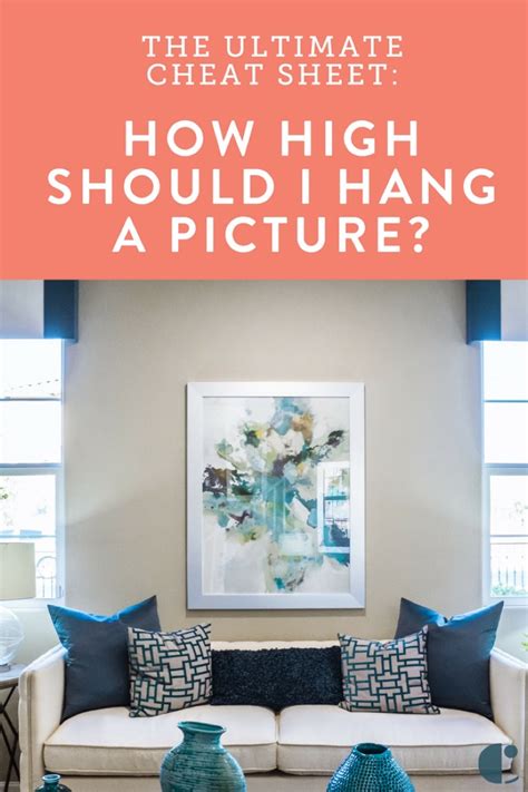 How High Should I Hang A Picture The Ultimate Cheat Sheet Picture