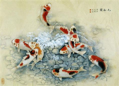 Famous Koi Fish Painting At Explore Collection Of