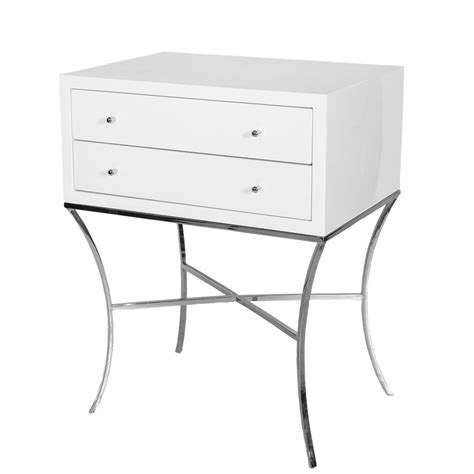 Elena Whn Cabinets And Chests Collection White Side Tables