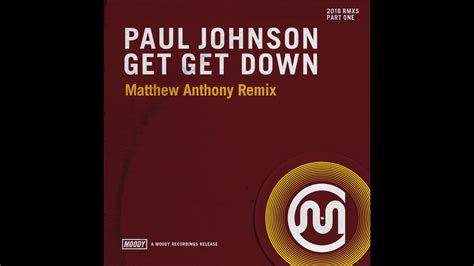 The book is titled what saint paul really said. Paul Johnson 'Get Get Down' Mathew Anthony Remix - YouTube