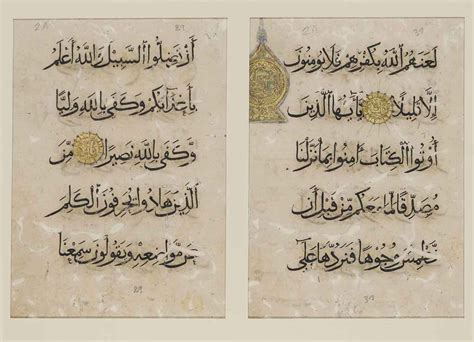 An Important Illuminated Quran Leaf In Eastern Kufic Script Persia Or