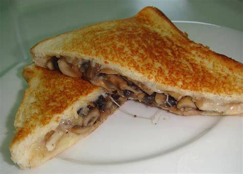 Maryams Culinary Wonders 276 Mushroom Grilled Cheese Sandwich