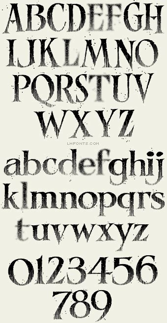 Letterhead Fonts Lhf Mister Kooky 2 Hand Made Fonts