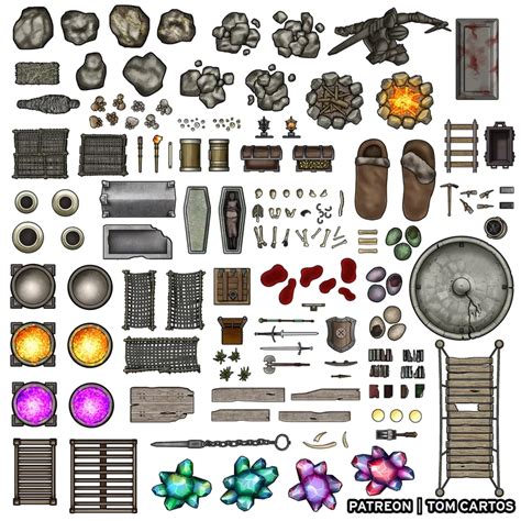 Free Dungeon Delvers Asset Pack 139 Unique High Resolution Assets