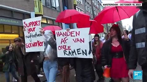 amsterdam sex workers protest planned erotic centre video dailymotion
