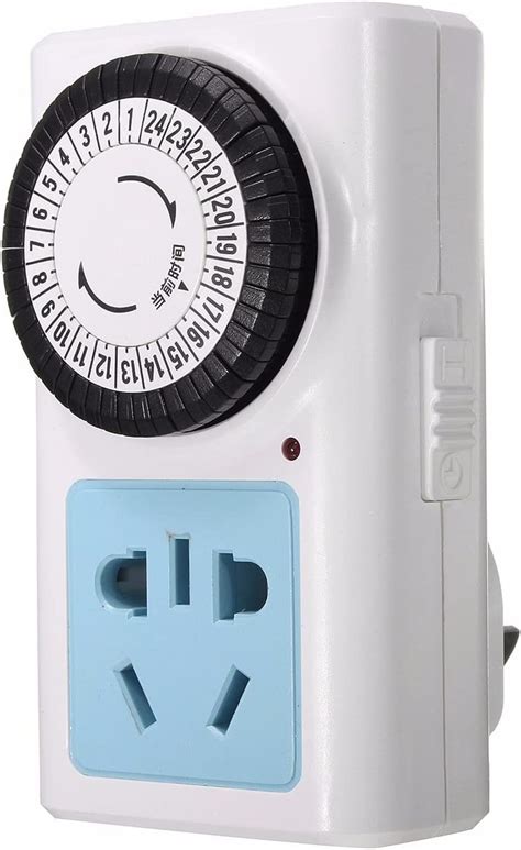 24hr Mechanical Electrical Plug Program Switch Outlet Timer Energy