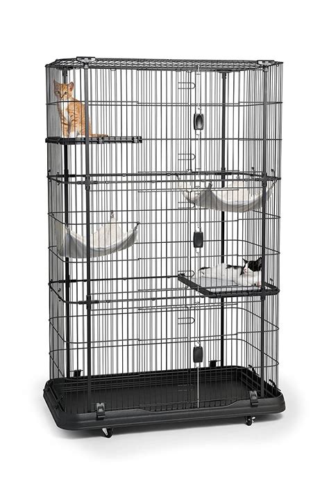 Large Cat Cage 4 Level Indoor Home Enclosure Multi Platform Pet House