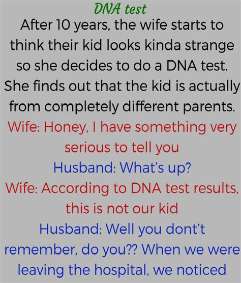 Dna Test Funny Story