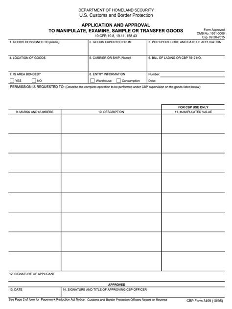 Customs Form 5931 Complete With Ease Airslate Signnow