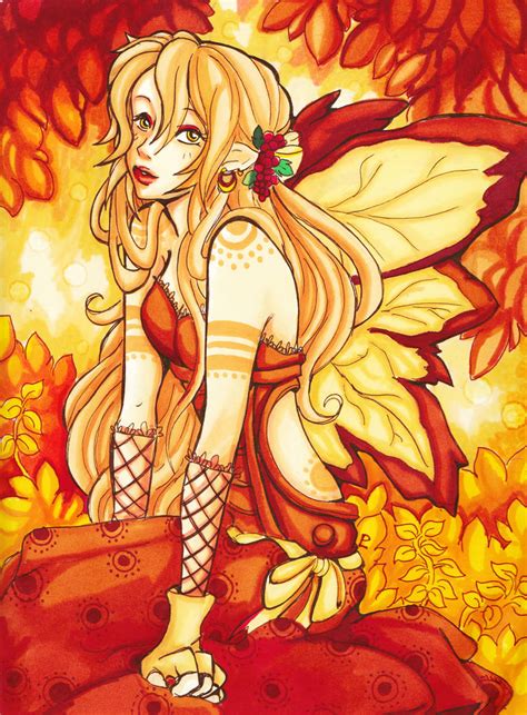 Autumn Fairy By Namtia On Deviantart