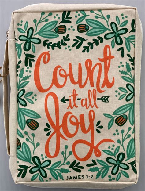 Bible Cover Count It All Joy  Pathway Bookstore