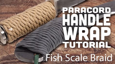 Rugged ridge 13305 81 paracord seat mount grab handles for 07 19. Paracord Knife Handle Wrap—Fish Scale Braid Tutorial - YouTube
