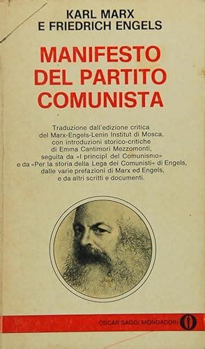 manifesto del partito comunista by marx engels abebooks