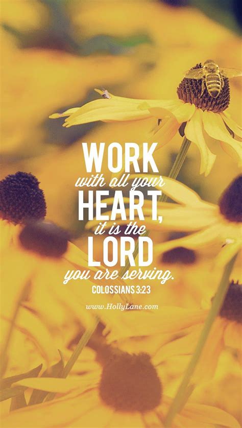 With All Your Heart Holly Lane Colossians 323 24 Hd Phone Wallpaper