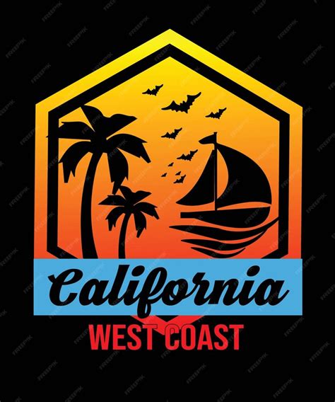 Premium Vector Californiawestcoast