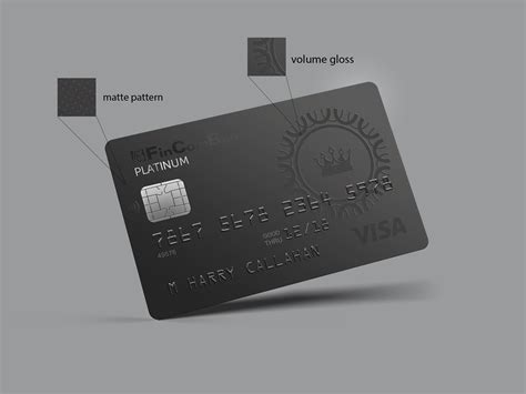Visa & master card design for FinComBank | Card design, Credit card