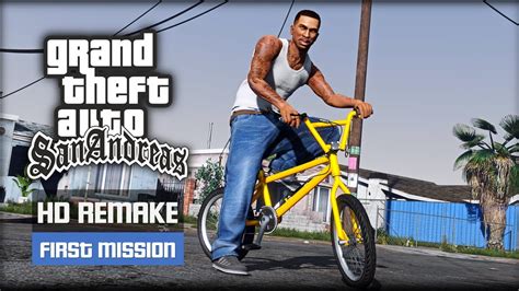 Gta San Andreas Hd Remake First Mission Youtube