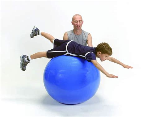 Blue Physio Gym Ball Therapy Balls And Sensory Integration