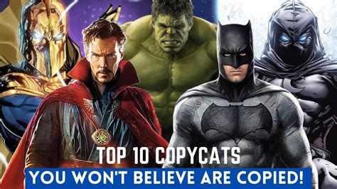 Top 10 Copycats Of Marvel And Dc Characters You Wont Believe Are