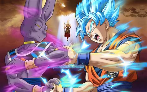 Find best dragon ball super wallpaper and ideas by device, resolution, and quality (hd, 4k) from a curated website list. Goku SSB vs Beerus WALLPAPER by Celljr-Z on DeviantArt