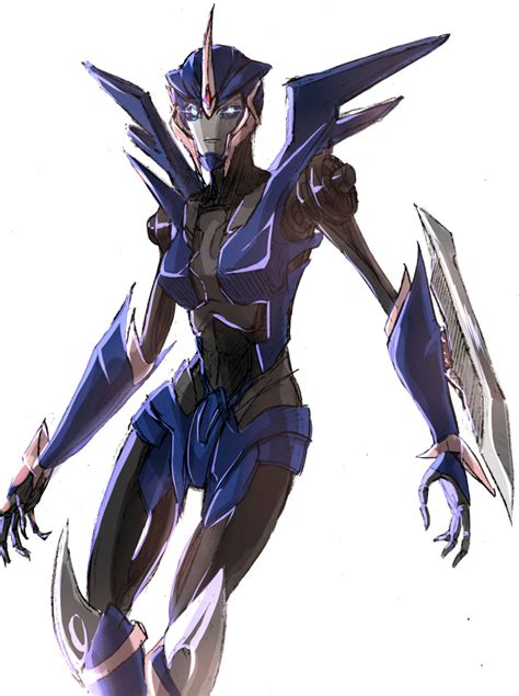 Arcee Transformers Transformers Prime Absurdres Highres 1girl Autobot Blue Eyes Mecha