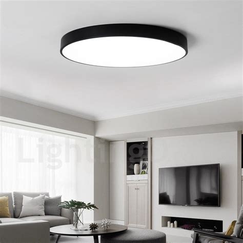 Ultra Thin Dimmable Led Modern Contemporary Nordic Style Flush Mount