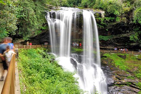Dry Falls Near Highlands North Carolina