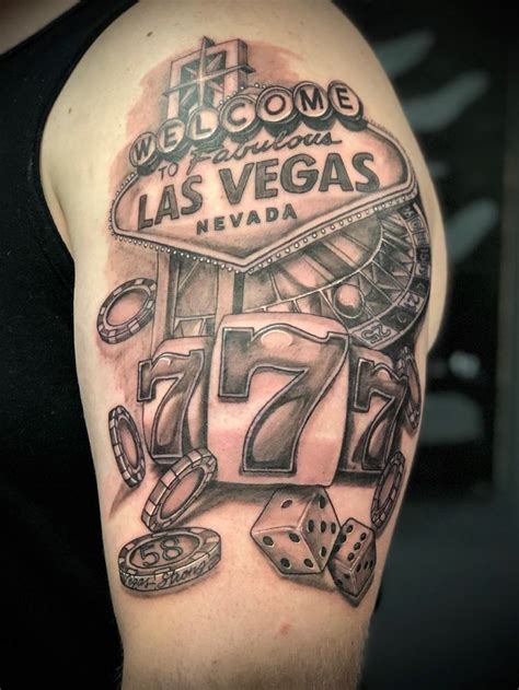 Las Vegas Inspired Tattoo By Davewattstattoos Vegas Tattoo