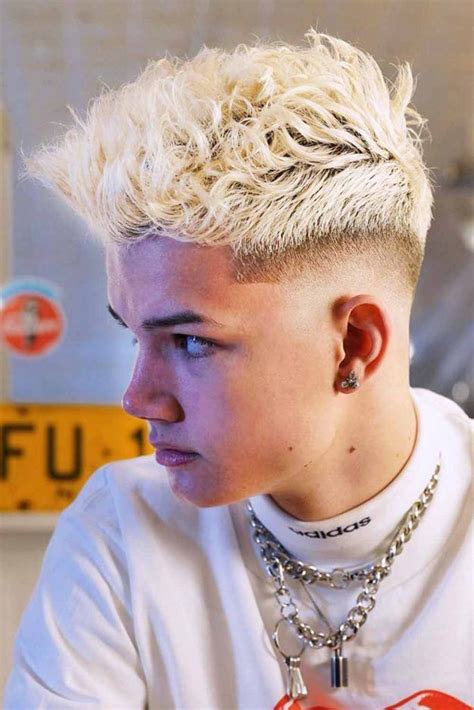 Blonde Hair Mens Style Latia Stepp