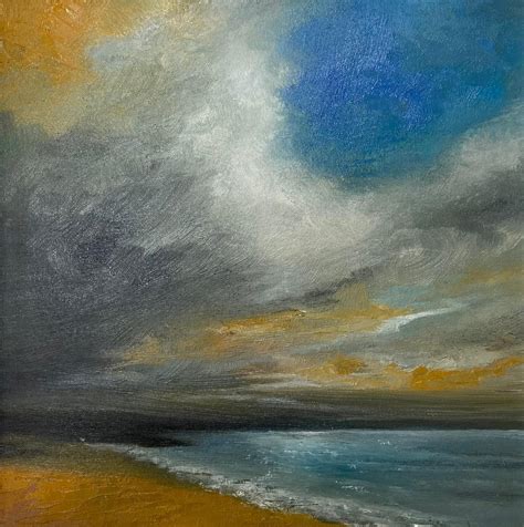 Original Oil Painting Stormy Skies Etsy Uk