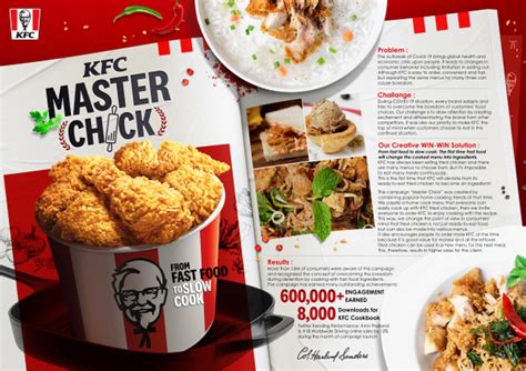 kentucky fried chicken kfc master chick print ad by brilliant and million adsspot