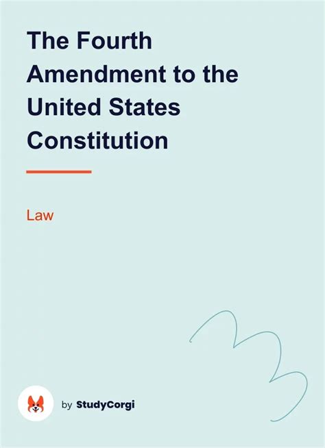 The Fourth Amendment To The United States Constitution Free Essay Example