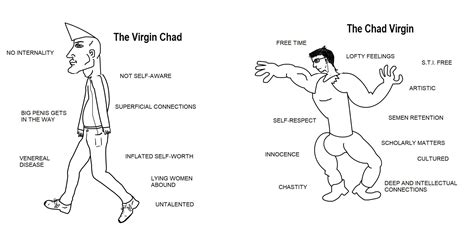 the virgin chad vs the chad virgin r virginvschad