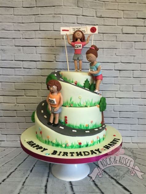 A birthday party wouldn't be complete without the perfect cake. marathon cake - Google Search | Novelty cakes, Cake
