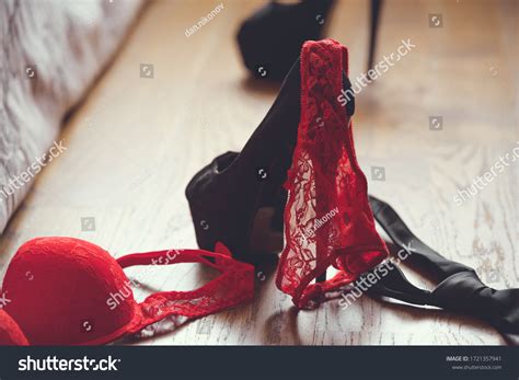 Mess Bedroom After Sex Womans Mans Stock Photo Shutterstock