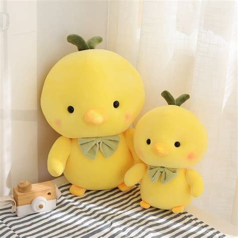 Cute Yellow Chicken Stuffed Animal My Heart Teddy