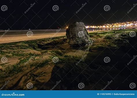 Night Landscape Stock Image Image Of Time Lights Night 110576995