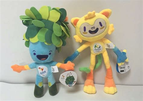 30cm 2016 Brazils Olympic Mascots Plush Toys Vinicius And Tom Olympic