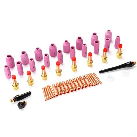 Pcs Set Tig Welding Torch Ceramic Cup Gas Lens Collet Accessories Kit