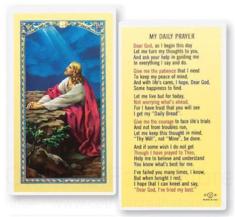 My Daily Laminated Prayer Cards 25 Pack