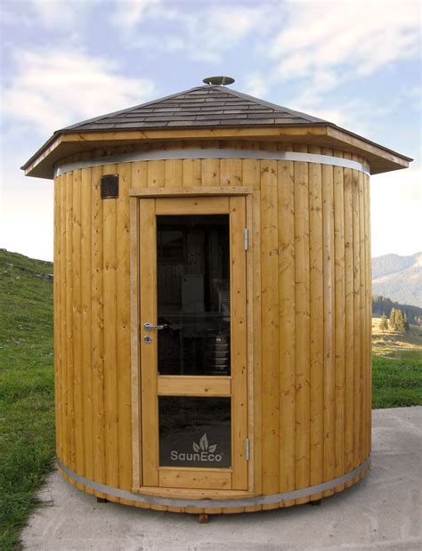 Spacious Garden Sauna With A Wood Burning Heater Fast Delivery