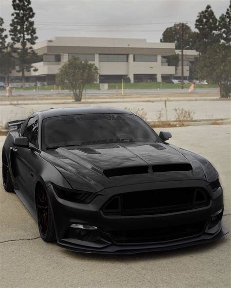 Blacked Out Ford Mustang