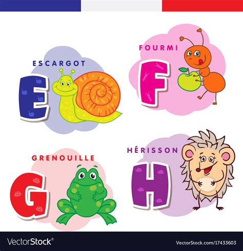 Hand Embroidery Elephant Pattern Alphabet French One Of The Great