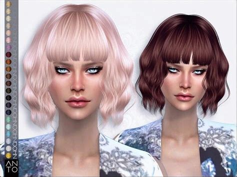 Épinglé Par Taoko Sur Sims 4 Cc Cheveux Sims Coiffures Asiatiques